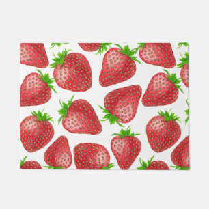 Paillasson Motif d'aquarelle de fraises