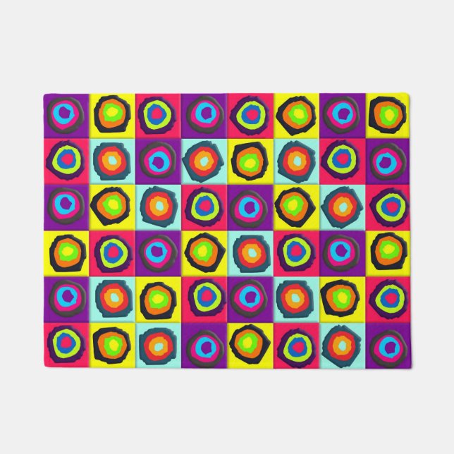 Paillasson motif de cercles (Devant)