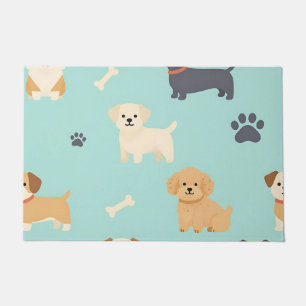 Paillasson Motif de chiots mignons
