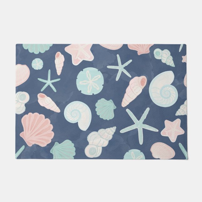 Paillasson motif de coquillages (Devant)