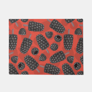 Paillasson Motif de crème glacée Blackberry et Blackberry