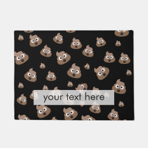 Paillasson Motif de Cute Poop Emoji