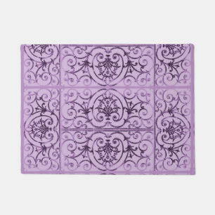 Paillasson Motif de défilement Lilac