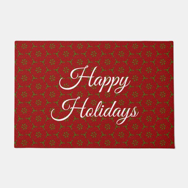 Paillasson Motif de dentelle de Noël (Devant)