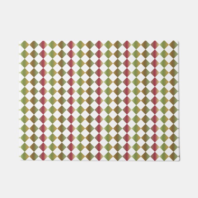 Paillasson Motif de diamant couleur Checker (Devant)