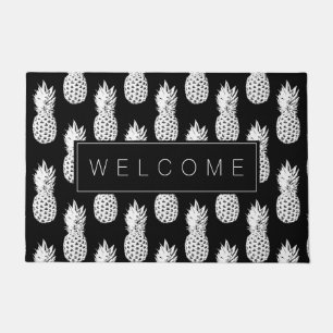 Paillasson Motif de fruits d'ananas porte de bienvenue person