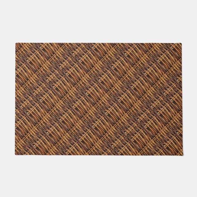 Paillasson Motif de panier d'osier (Devant)
