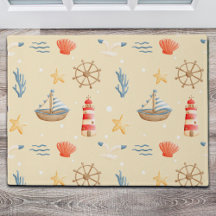 Motif de phare Boho Nautical Boat
