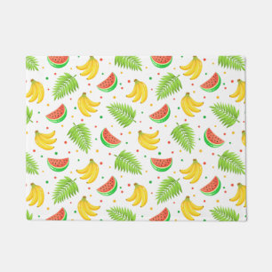Paillasson Motif de Pointe Polka aux fruits tropicaux