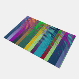 Paillasson Motif de rayures et points colorés + vos idées