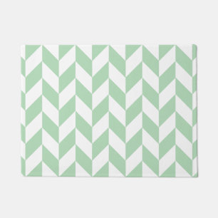 Paillasson Motif de squelette vert à la menthe