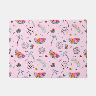 Paillasson Motif de style Pink Memphis