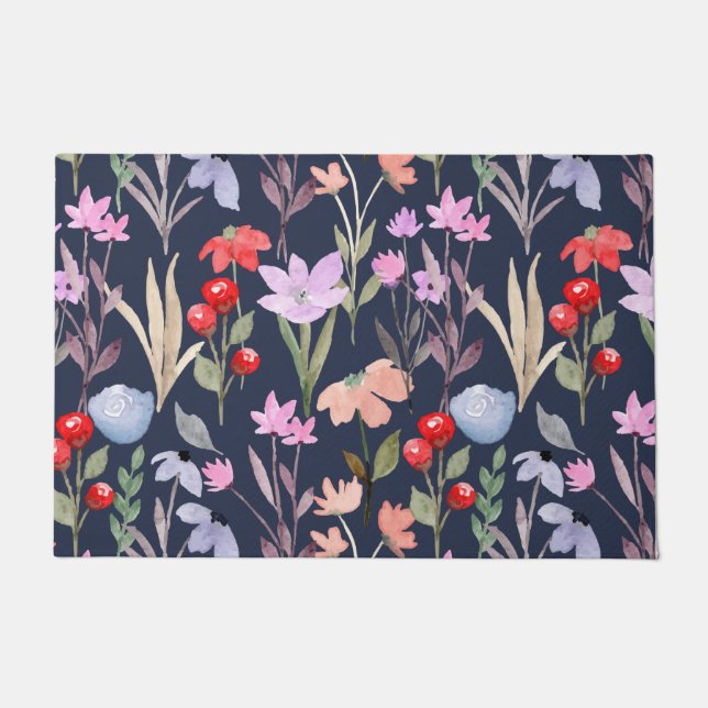 Paillasson Motif de surface Florale Mode Botanique (Devant)