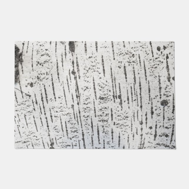 Paillasson Motif d'écorce de bouleau (Devant)