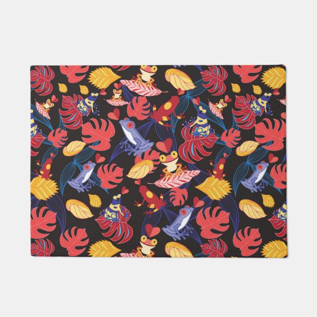 Paillasson Motif des grenouilles d'amants (Devant)