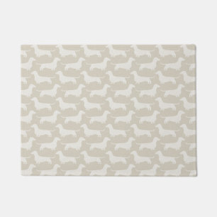 Paillasson Motif des silhouettes de Dachshund Chiens de Wien