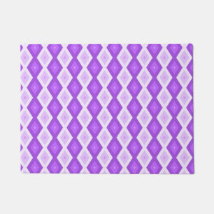 Paillasson Motif diamant violet clair