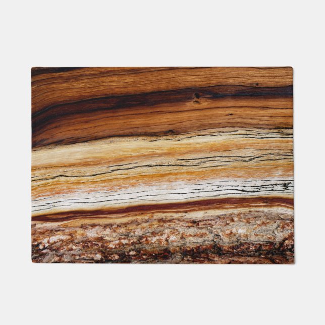Paillasson Motif du grain de bois (Devant)