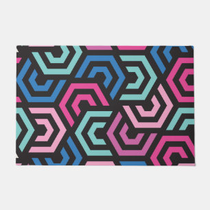Paillasson Motif élégant moderne - Mode Géométrique coloré