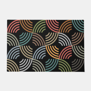 Paillasson Motif élégant moderne- Mode géométrique Vintage