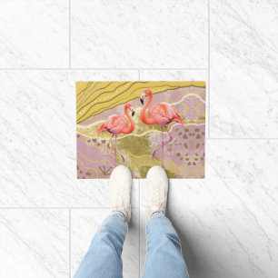 Paillasson motif flamingo Doormat