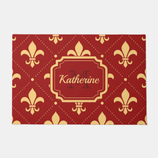 Paillasson Motif Fleur-de-lis
