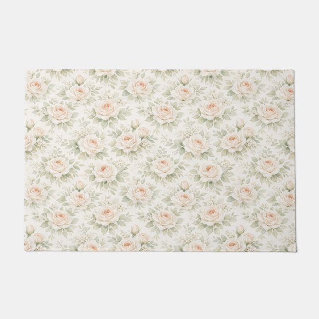 Paillasson Motif floral de mariage (Devant)