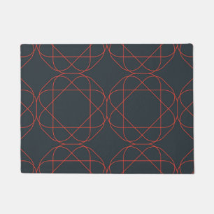 Paillasson Motif géométrique moderne, simple, mignon et ludiq