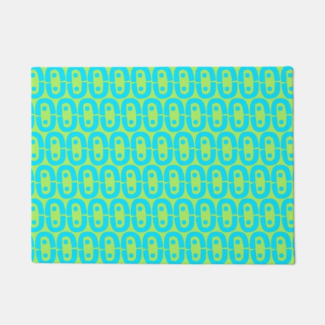 Paillasson motif moderne et coloré (Devant)