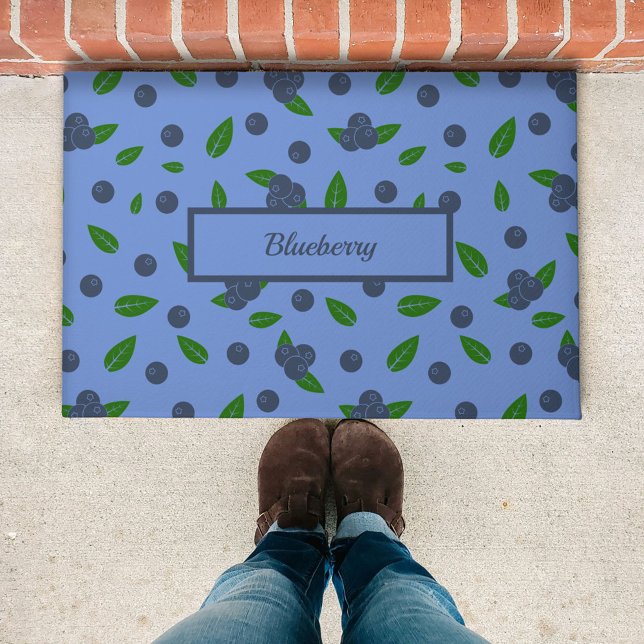 Paillasson motif Myrtilles (Blueberry pattern Doormat)