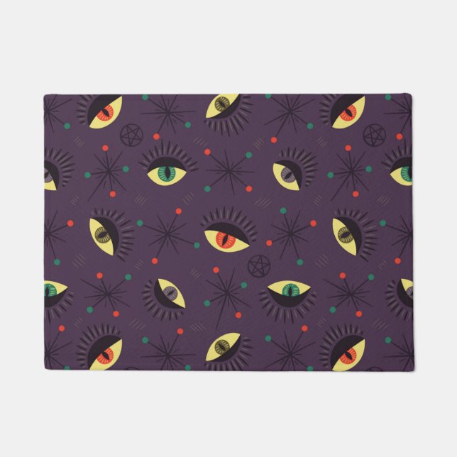 Paillasson Motif occulte gothique foncé (Devant)