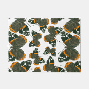 Paillasson Motif papillon de l'amiral rouge