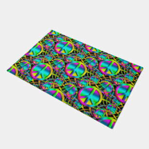 Paillasson Motif sans couture de PAIX colorée + vos idées