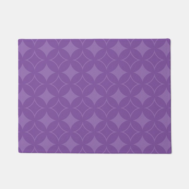 Paillasson Motif shippo violet (Devant)