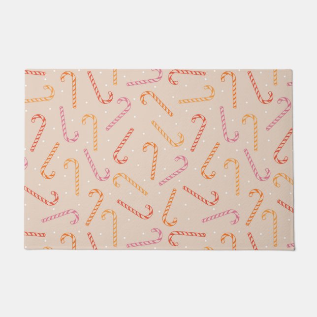 Paillasson Motif sucre de canne doux (Devant)