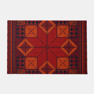 Paillasson Motif traditionnel Palestine broderie tatreez