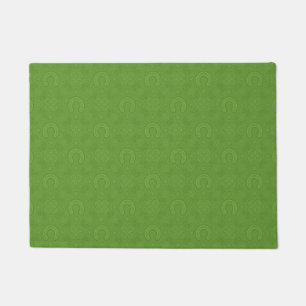 Paillasson Motif vert chanceux d'icônes