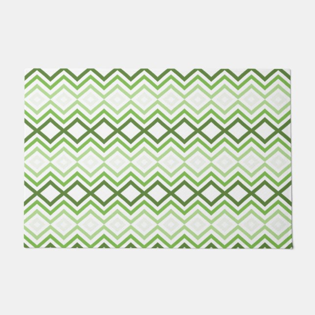 Paillasson Motif vert moderne (Devant)