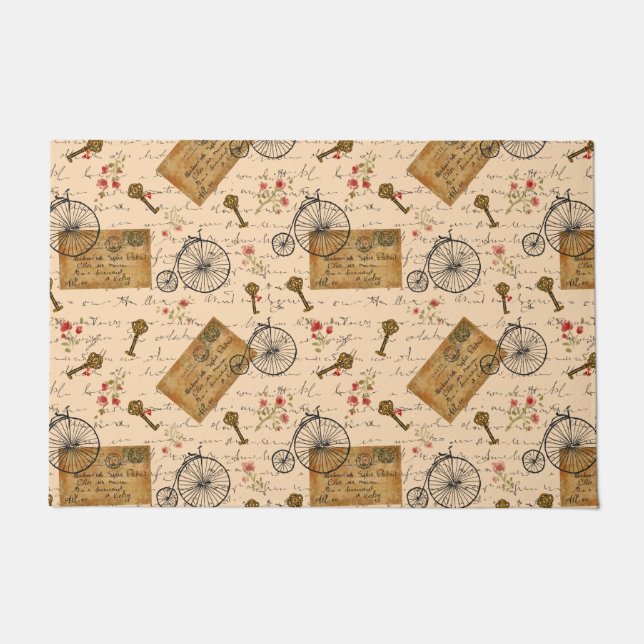 Paillasson motif vintage (Devant)