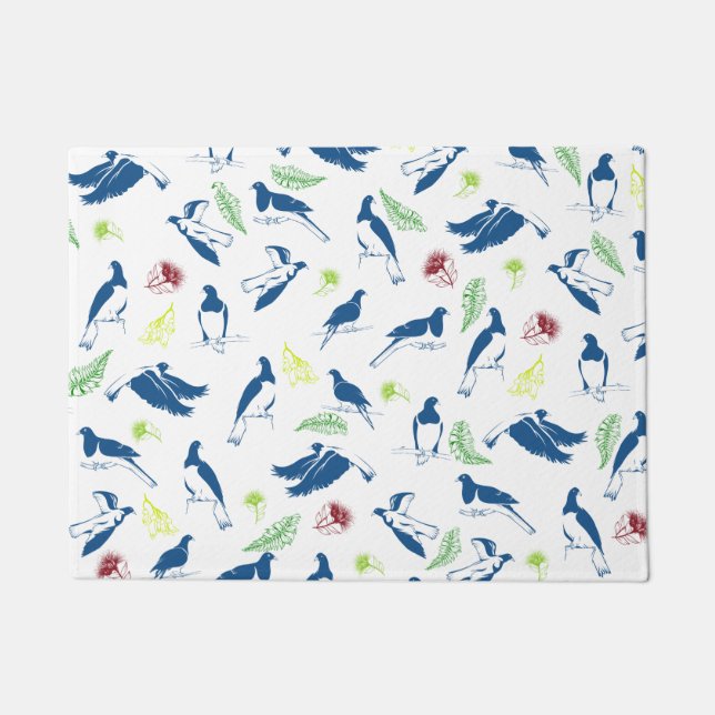 Paillasson Motif Wood Pigeon Kereru (Devant)