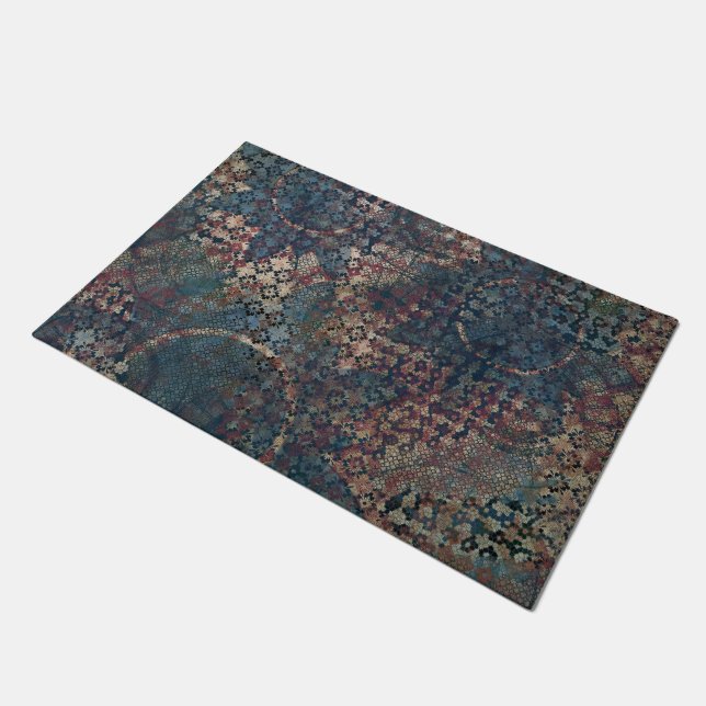 Paillasson Motifs sales avec le patchwork malpropre des (Incliné)