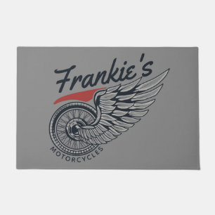 Paillasson Motos personnalisées Flying Tire Biker Shop