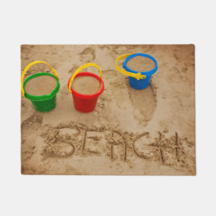 Paillasson Mots de sable de plage