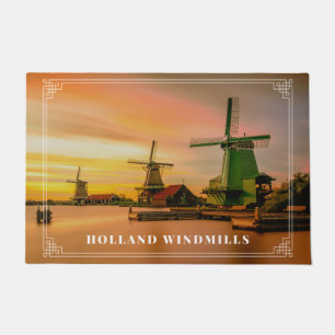 Paillasson moulins à vent hollandais
