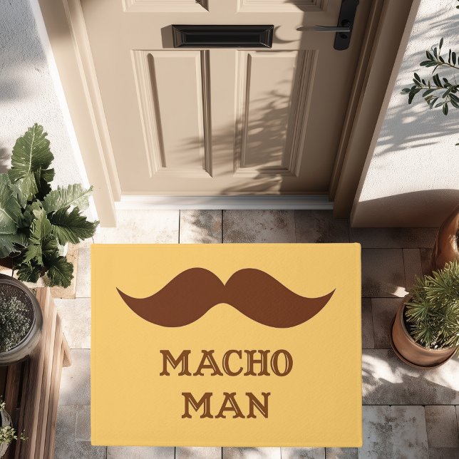 Paillasson Moustache drôle de macho (Créateur téléchargé)