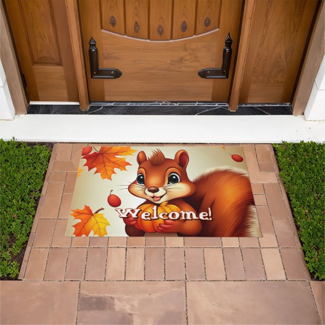 Paillasson Mr. Squirrel Welcome Mat (De plein air)