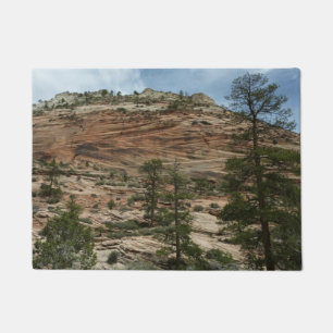 Paillasson Murs de roche usés dans le parc national de Zion