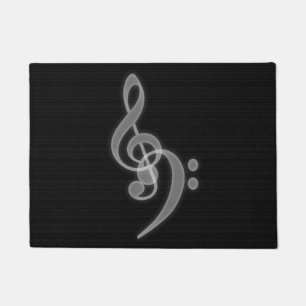 Paillasson Musique - Treble et Bass Clef