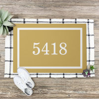 Mustard Yellow Numéro d'adresse personnalisée