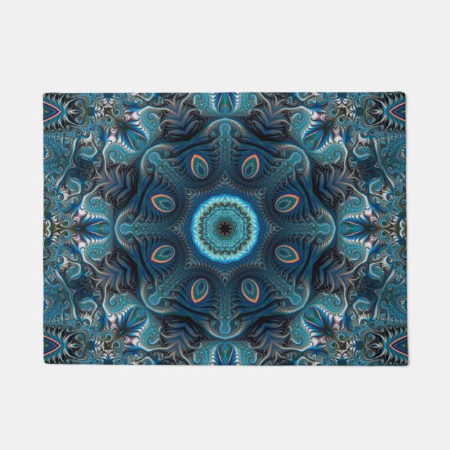 Paillasson Mysterious space mandala (Devant)